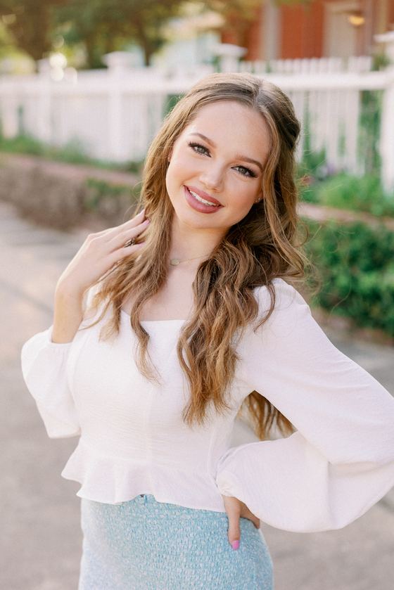Senior portrait by Reed Gallagher