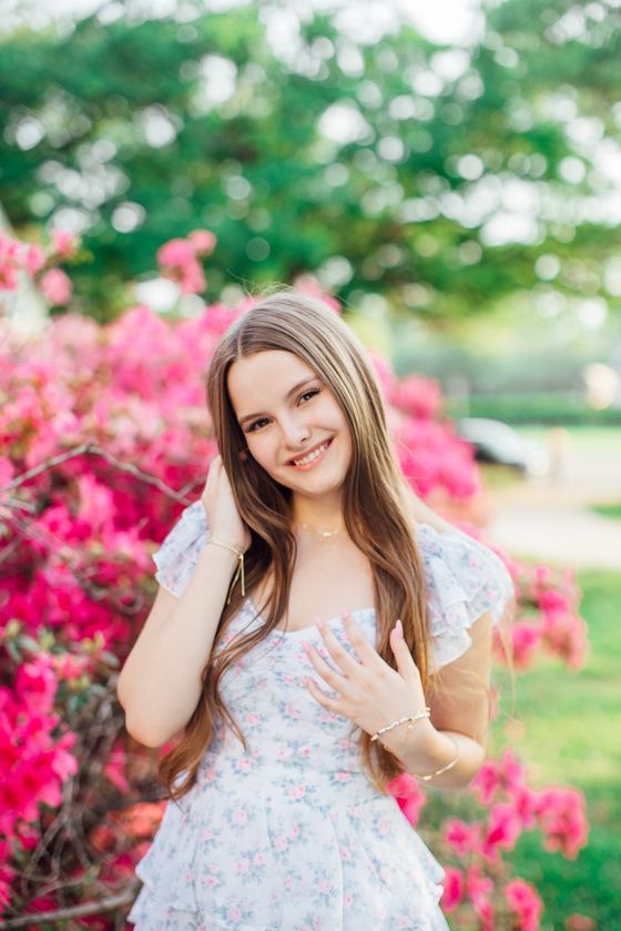 Senior portrait by Reed Gallagher
